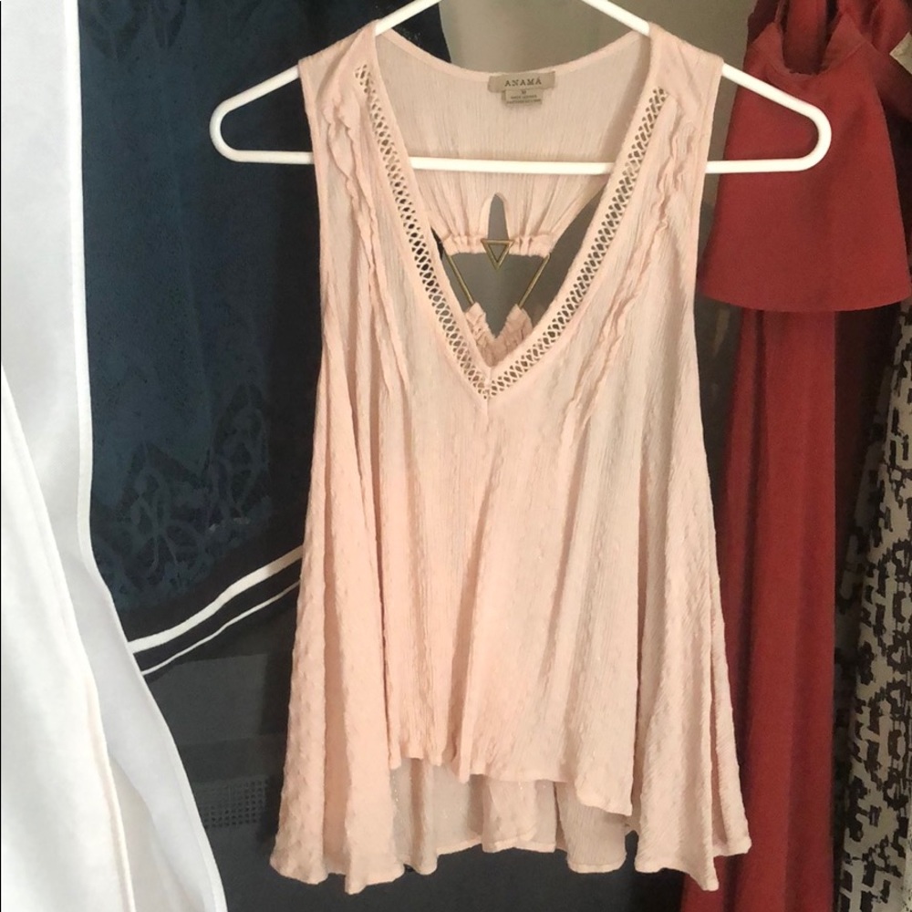 Light pink top